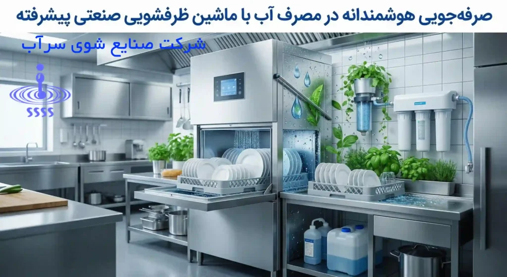 صرفه‌جویی در مصرف آب با ماشین ظرف‌شویی صنعتی