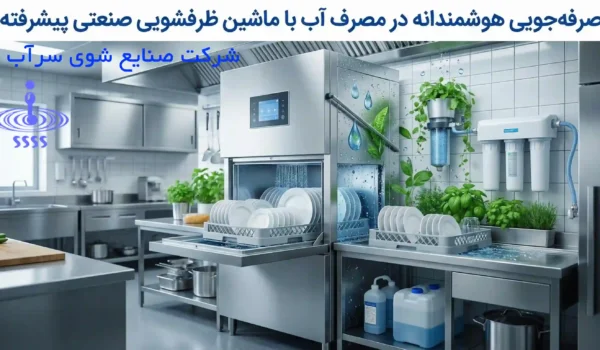 صرفه‌جویی در مصرف آب با ماشین ظرف‌شویی صنعتی