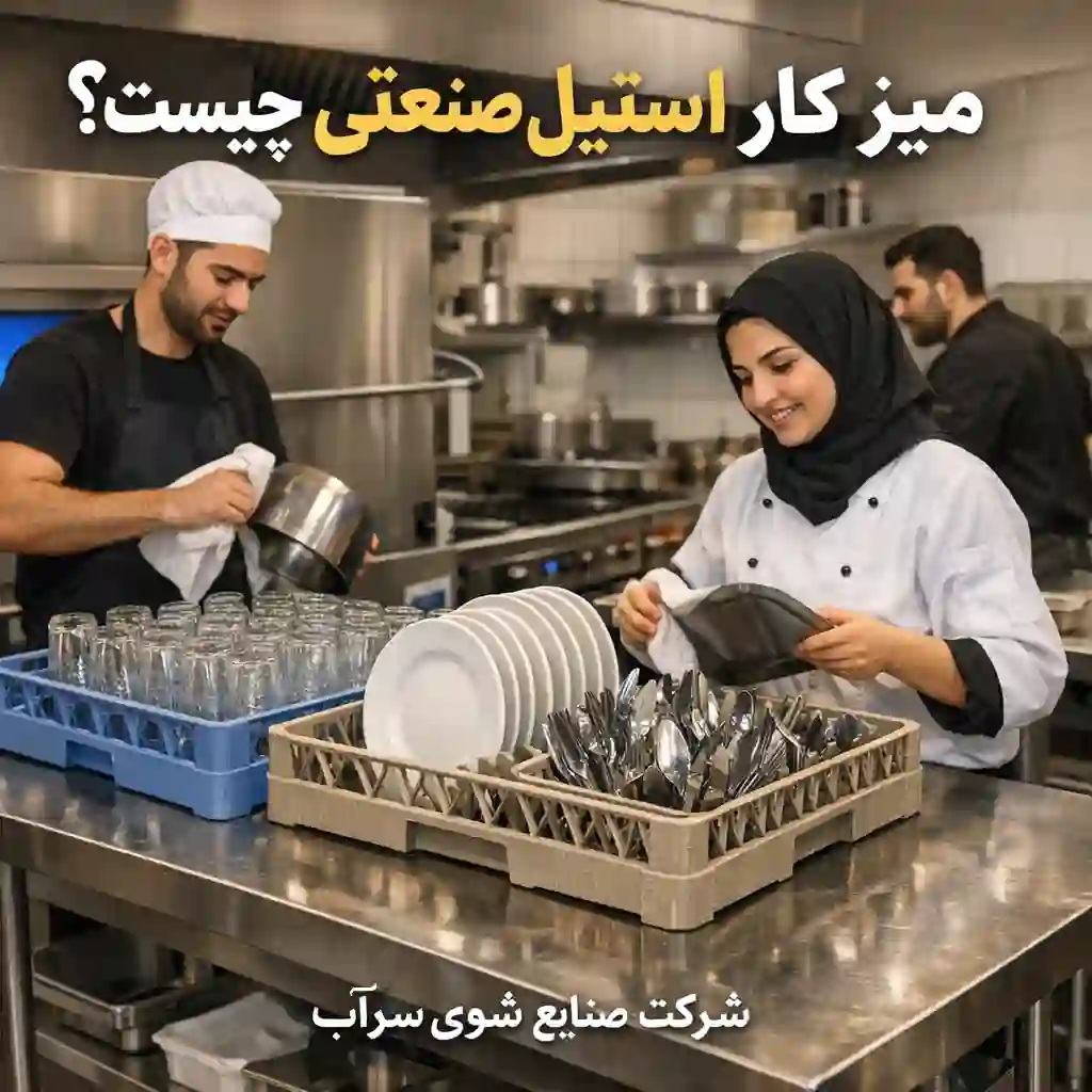 Industrial steel workbench