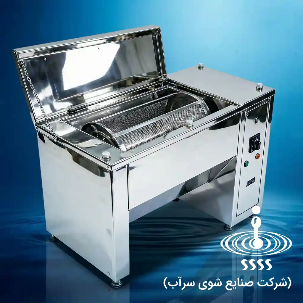 دستگاه سیخ شور صنعتی ترولی دار اتوماتیک مخصوص کترینگ و رستوران