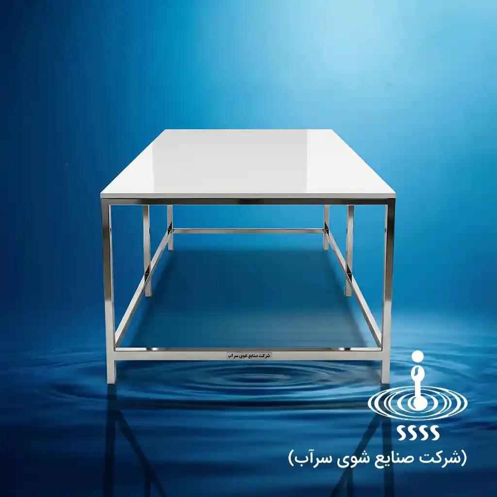 میز آماده سازی استیل صنعتی برای رستوران و فست فود