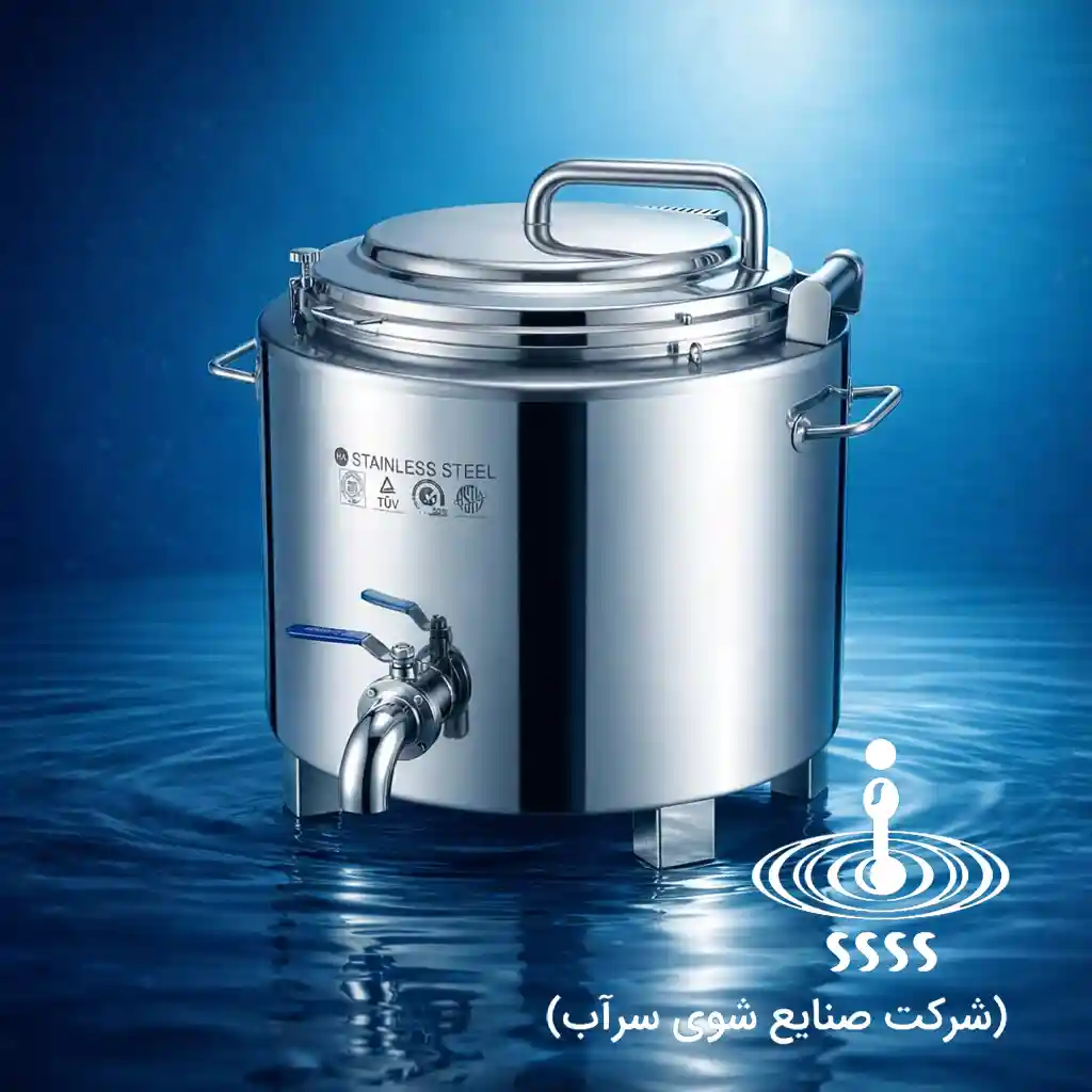 دیگ پخت خورشت و برنج صنعتی