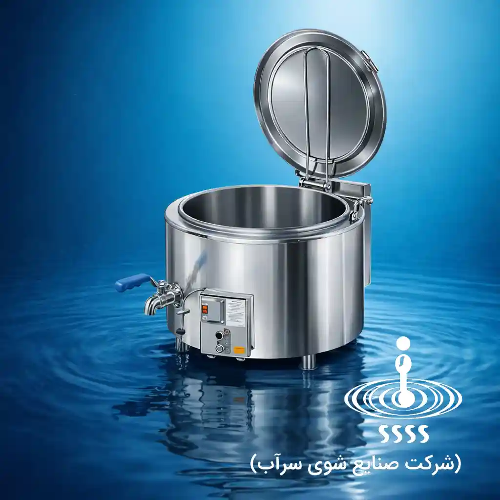 دیگ استوانهای استیل مناسب پخت برنج و خورشت